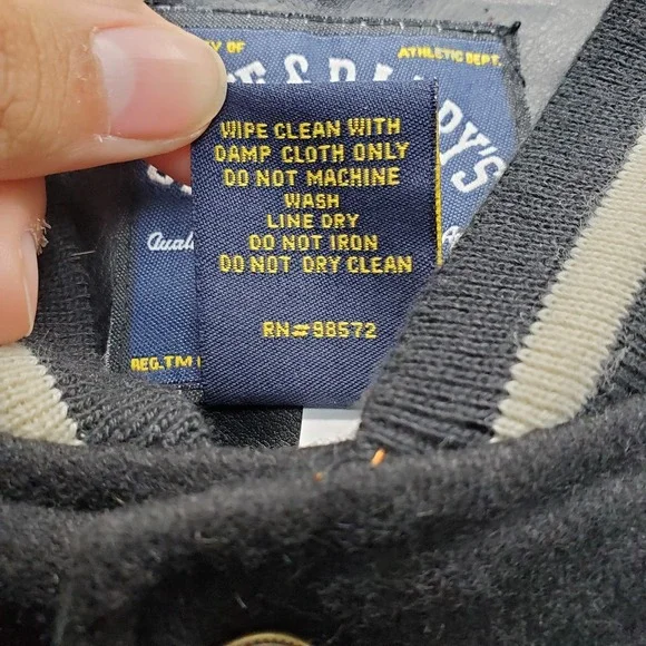 Steve & Barry's Bomber Varsity Jacket Men XL Multicolor Athletic Fit Snap Button - Picture 9 of 15